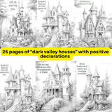 Printable Fear No Evil Coloring Sheets Positive Declarations – Mindfulness & Stress Relief 150 Printable Pages PDF