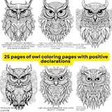 Printable Animal Coloring Sheets Positive Declarations & Proverbs – Mindfulness & Stress Relief for Adults 149-Page PDF
