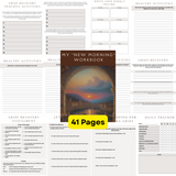 Grief & Healing Digital Bundle- Morning Planner, Workbook & Notion Template for Bereavement Support
