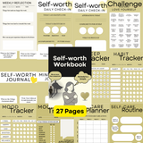 My Safety Plan Toolkit- Self-Help Mental Health Worksheets, Digital Planners & Therapeutic Tools