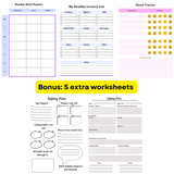 My Safety Plan Toolkit- Self-Help Mental Health Worksheets, Digital Planners & Therapeutic Tools